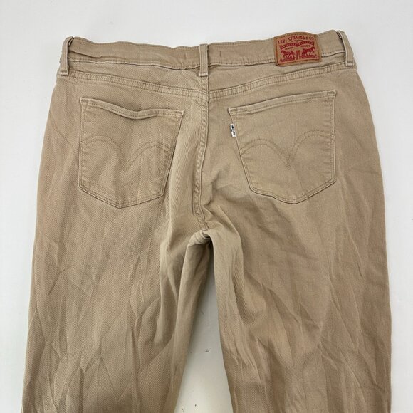 Levi's Classic Straight Women's size 12 Beige Denim Jeans - Picture 5 of 5